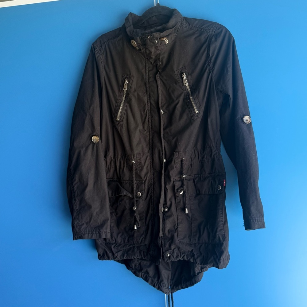 Levi’s Women’s Utility Jacket w/ Detachable Hoodie – Size S